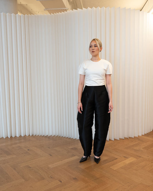Structured Mikado Pants