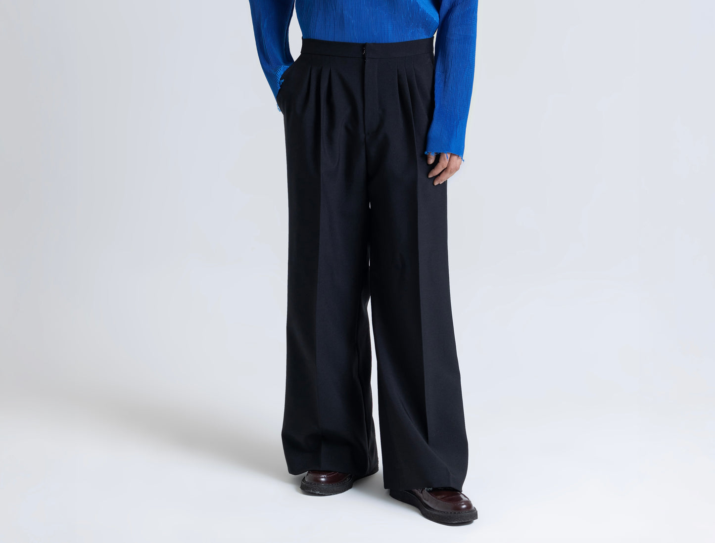 Signature Pleated Trousers
